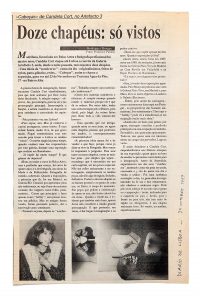1989 Diario de Lisboa Doze chapeus