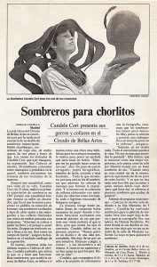 1994 El País Sombreros para chorlitos