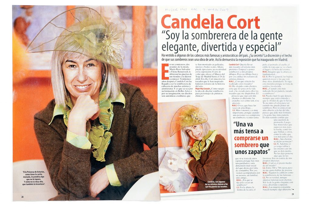 2009 ABC Mujer hoy Sombrerera gente elegante