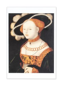 "Retrato de una dama". Hans Baldung Grien. 1530. Collage Candela Cort. 2009