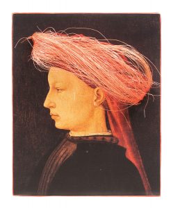"Retrato de un joven de perfil". Masaccio. 1430-50. Collage Candela Cort. 2009