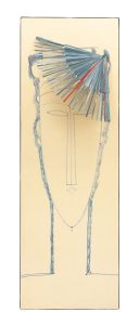 "Tete de femme". Amedeo Modigliani. 1913. Collage Candela Cort. 2009