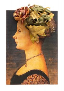 "Retrato de una joven dama". Piero del Pollaiolo. 1472. Collage Candela Cort. 2009