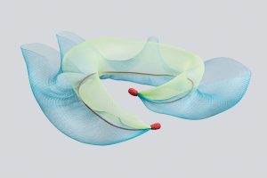 Cuello crin, alambre bordado y bolas porcelana 2