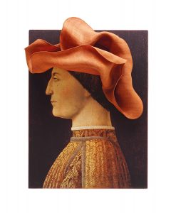 "Ritrato de Sigismundo Pandolfo Malatesta". Piero della Francesca. 1451. Collage Candela Cort. 2009