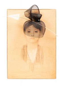 "Busto de muchacha". Gustav Klimt. 1890-1891. Collage Candela Cort. 2012
